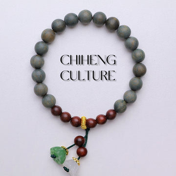 Green Sandalwood Bracelet: The Perfect Interweaving of Natural Charisma, Cultural Heritage, and Mind - Body Harmony