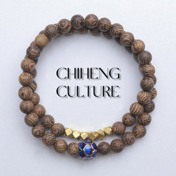 New Chinese-Style Natural Sandalwood Bead Bracelet