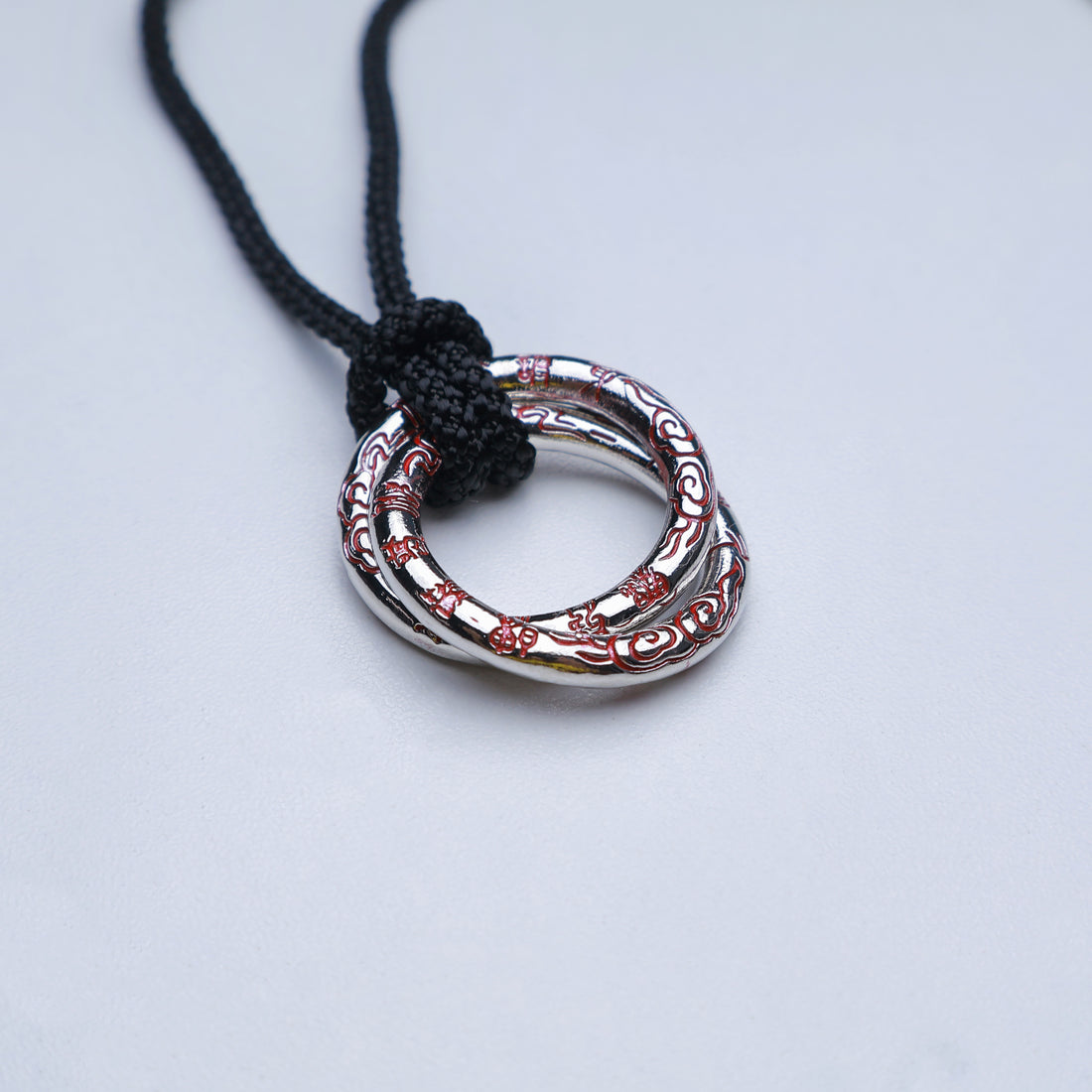 Taoist Decree: Heaven-Earth Ring with Seven-Star Mantra &amp; Auspicious Cloud Pendant